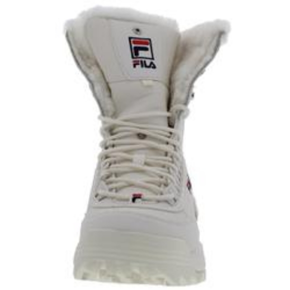 Fila Disruptor Shearling Womens Faux Shearling Fold-Down Snow Boots( New In Box) - Picture 2 of 5